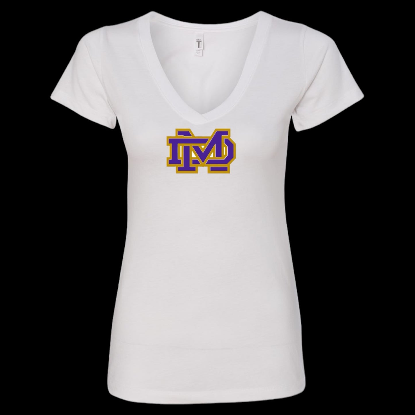 Ladies V-Neck Cotton Tee